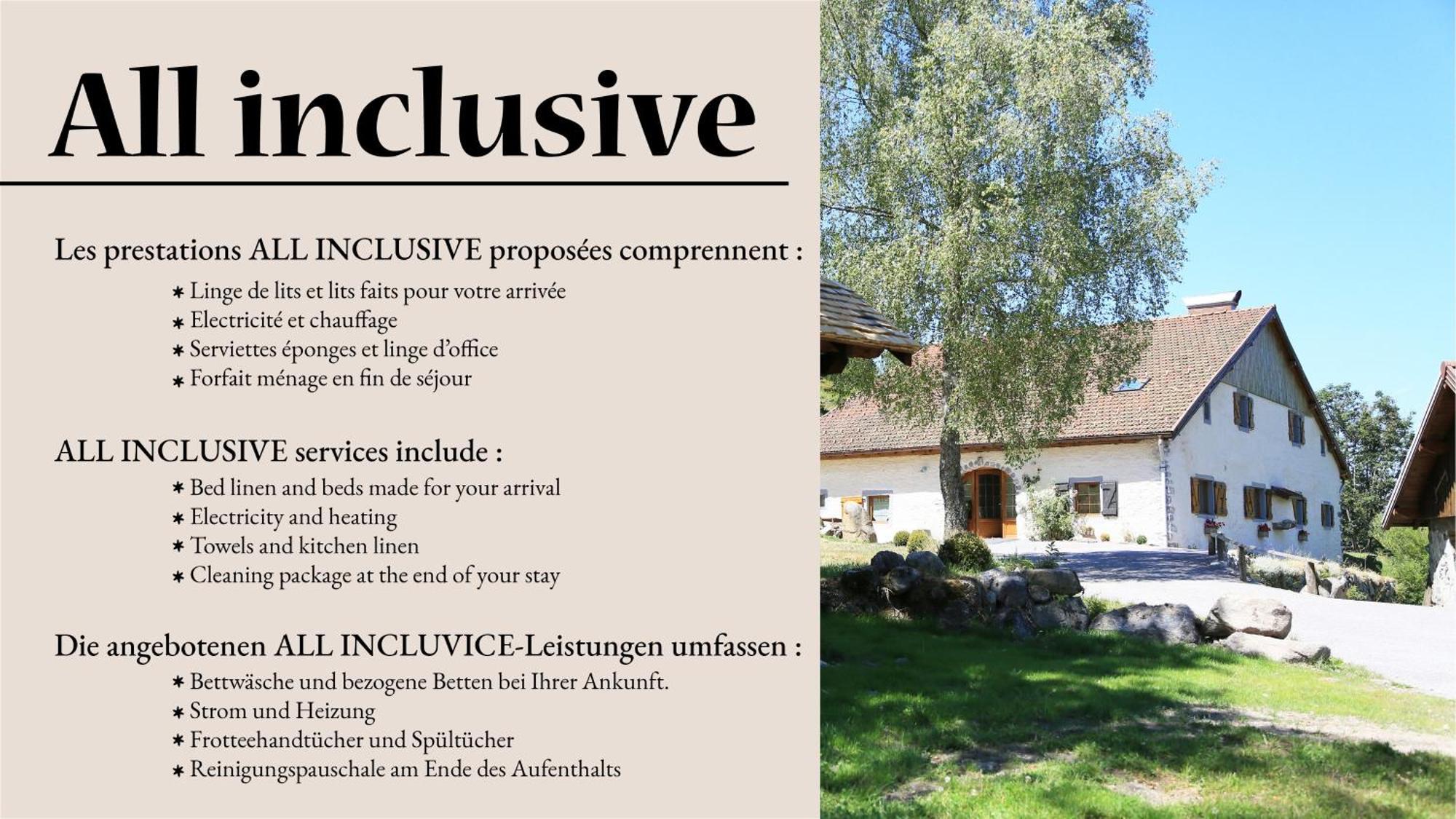 La Ferme Du Douanier & Spa 5 Etoiles All Inclusive Ventron Exterior photo